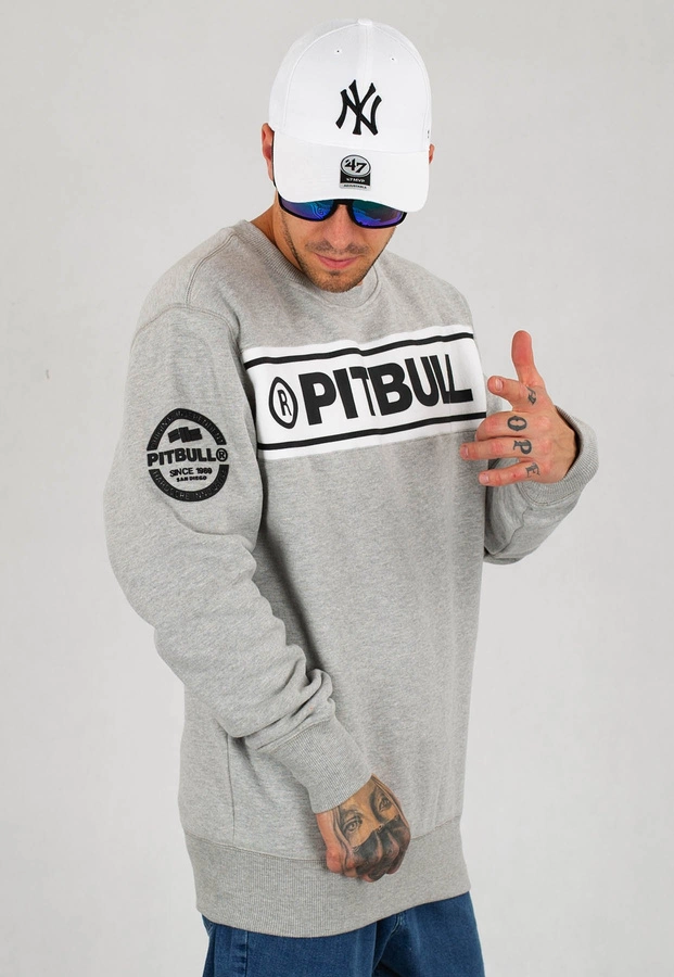 Bluza Pit Bull Potomac szara melanż