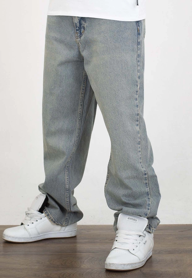 Spodnie I8 Denim BAG96 Baggy light blue brown