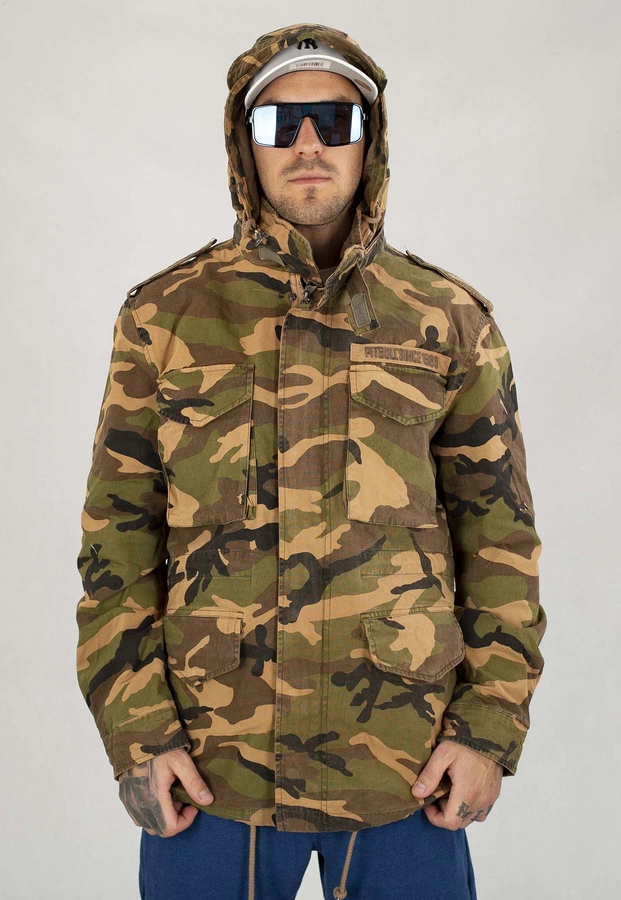 Kurtka Pit Bull Wiosenna M65 woodland camo