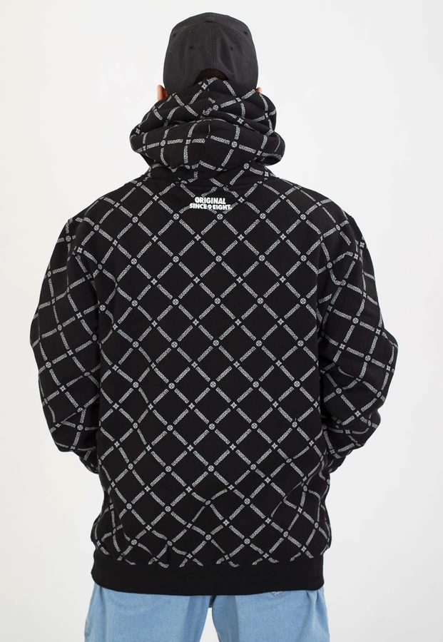 Bluza Mass Z Kapturem Monogram czarna