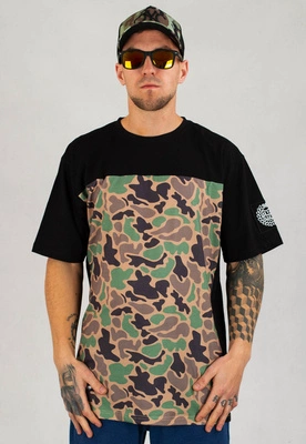 T-shirt Mass Berg czarny moro