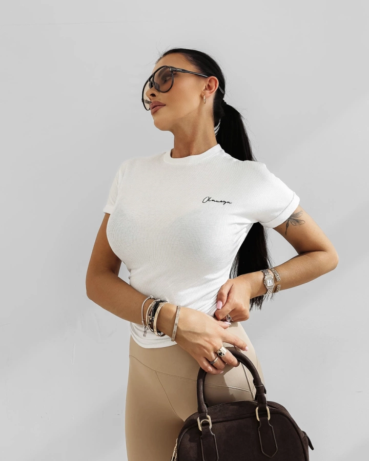 T-Shirt Olavoga Fioery ecru