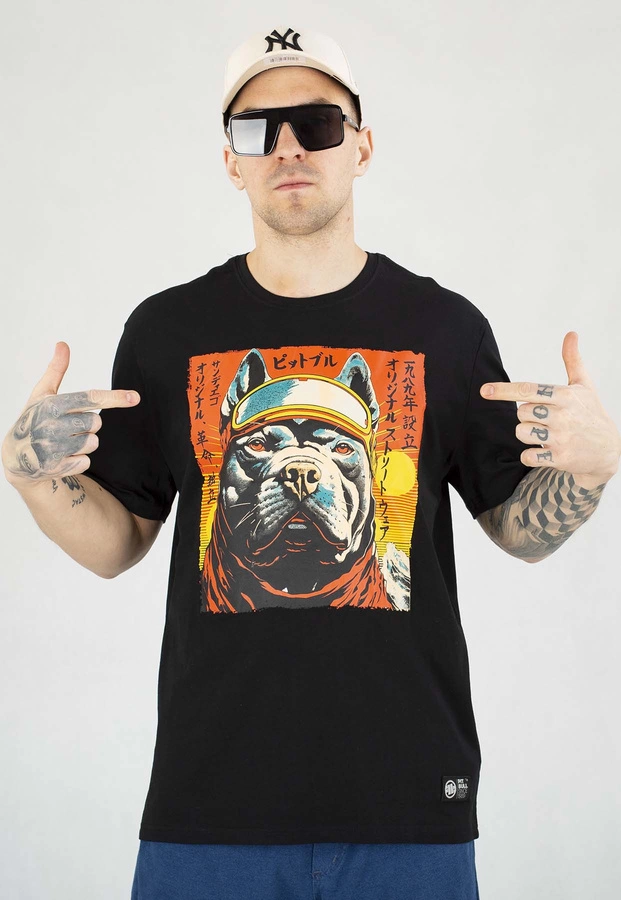 T-shirt Pit Bull Fuji czarny