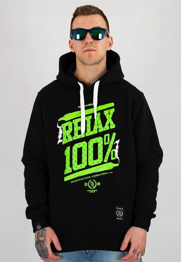 Bluza Ciemna Strefa Relax 100% czarna