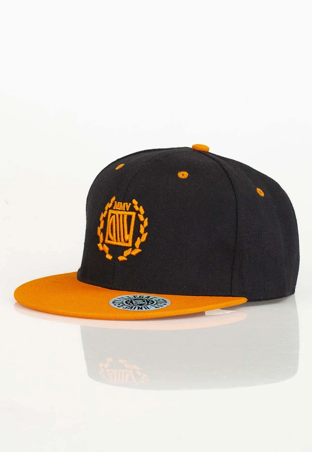 Czapka Snapback Diil Laur czarno pomarańczowa
