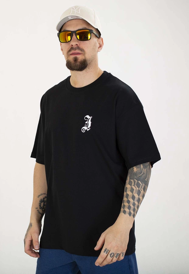 T-shirt Jigga Wear Oversize Gothic czarny