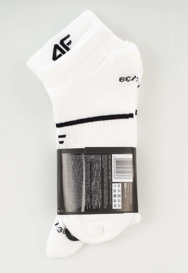 Skiety 4F U449 Unisex 3Pak białe