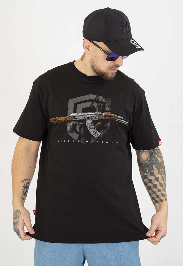 T-shirt Street Autonomy AK czarny