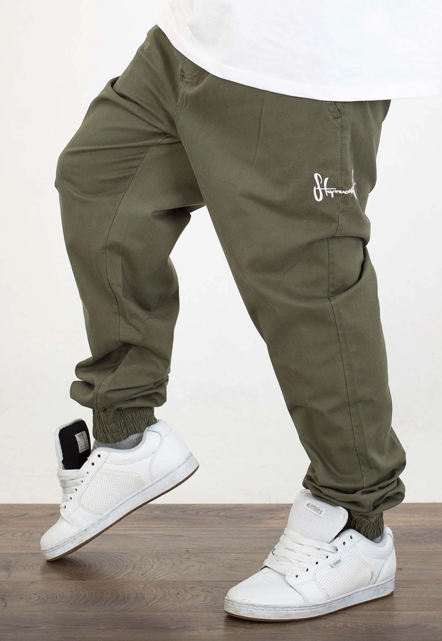Spodnie Stoprocent Joggery Classic khaki