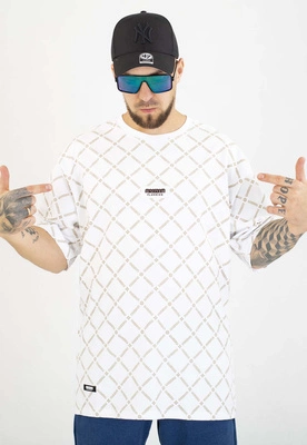T-shirt Mass Monogram biały