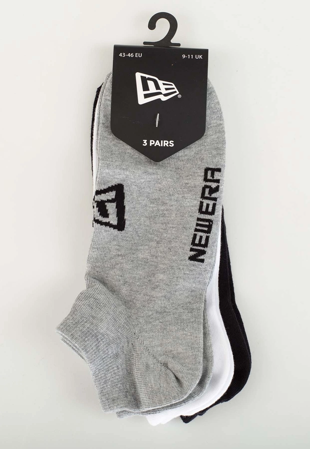 Skiety New Era Flag Sneaker 3Pak 13113639 białe szare granatowe