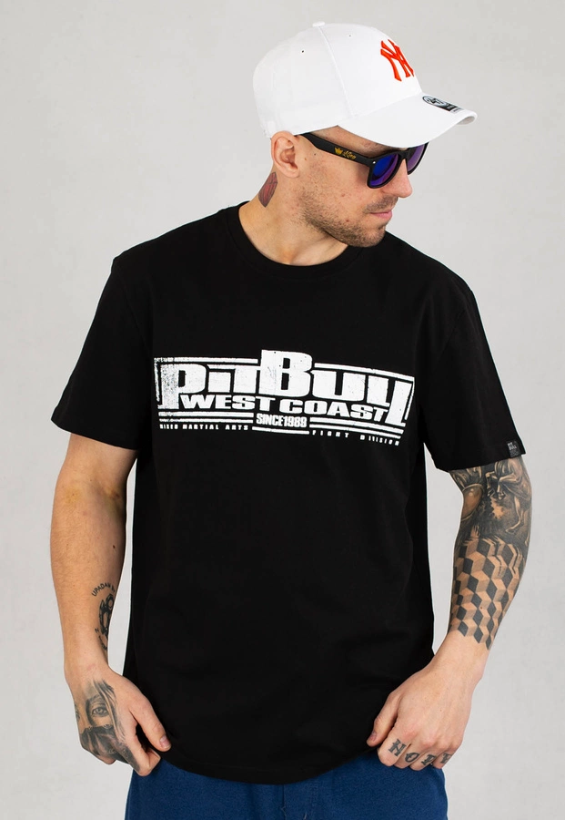 T-shirt Pit Bull Vale Tudo czarny