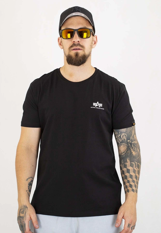 T-shirt Alpha Industries Back Print 128507 czarny