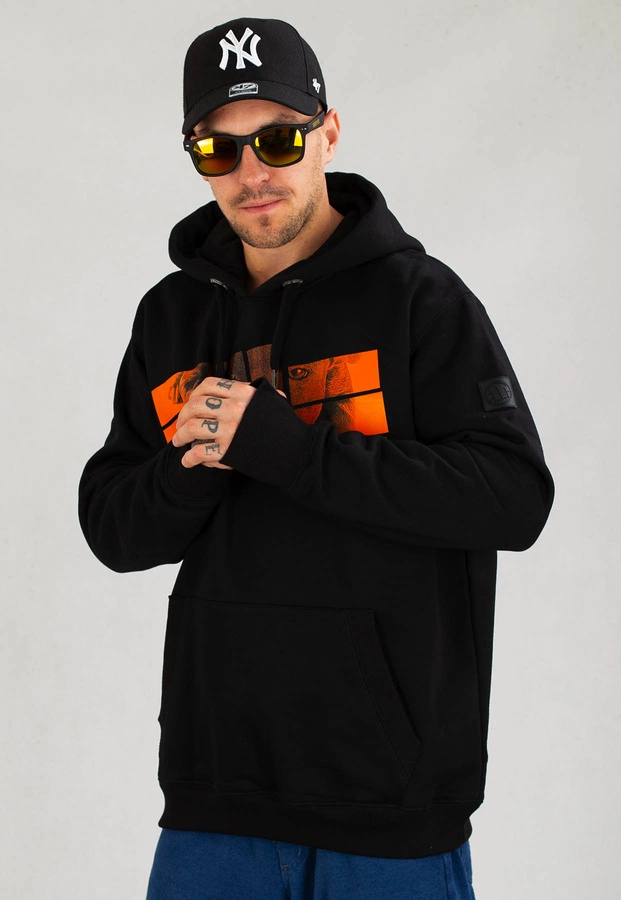 Bluza Pit Bull Orange Logo czarna