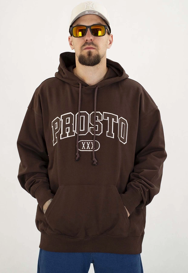 Bluza Prosto Z kapturem Nash brązowa