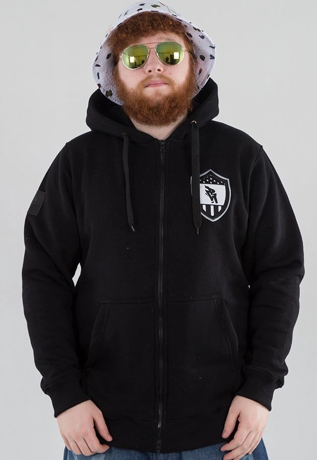 Bluza Polska Wersja PW Godło Zip czarna