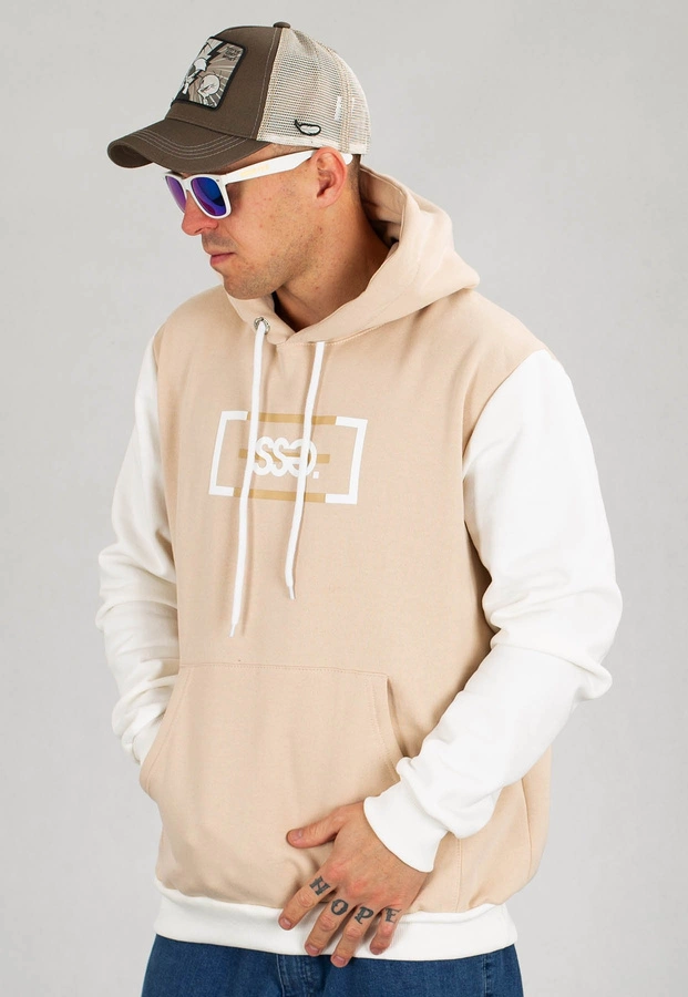 Bluza SSG Cut Logo nude jasno beżowa