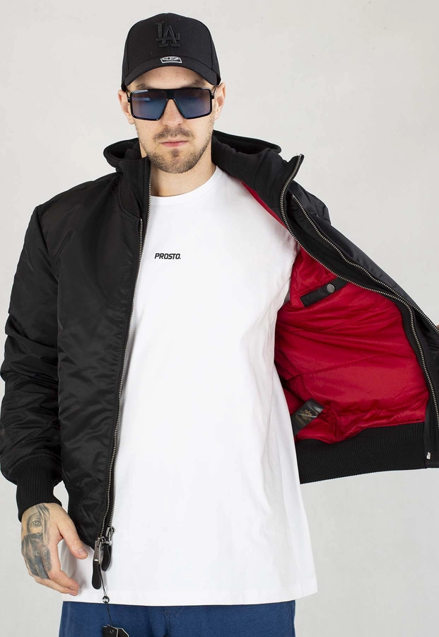 Kurtka Alpha Industries Zimowa MA-1D-Tec 183110 czarno czarna