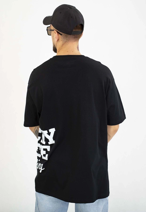 T-shirt Lucky Dice Frontback czarno biały