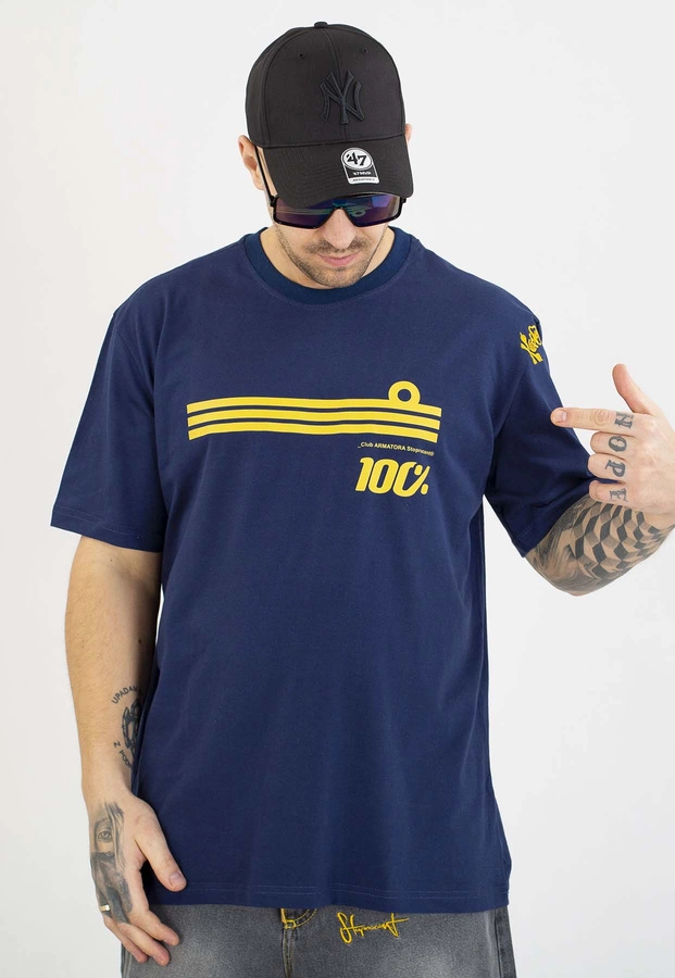 T-shirt Stoprocent Armator Porucznik granatowy