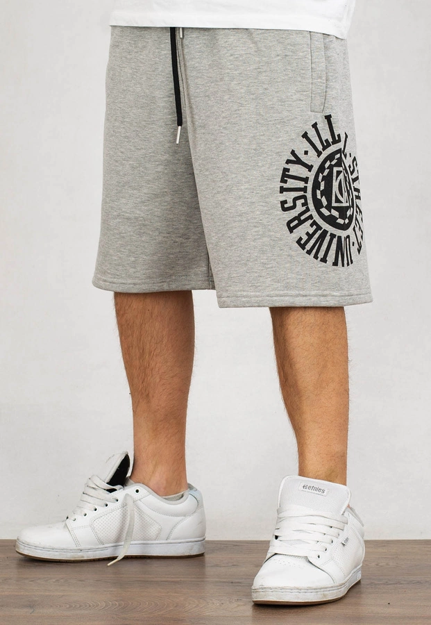 Spodenki Diil University szaro czarne