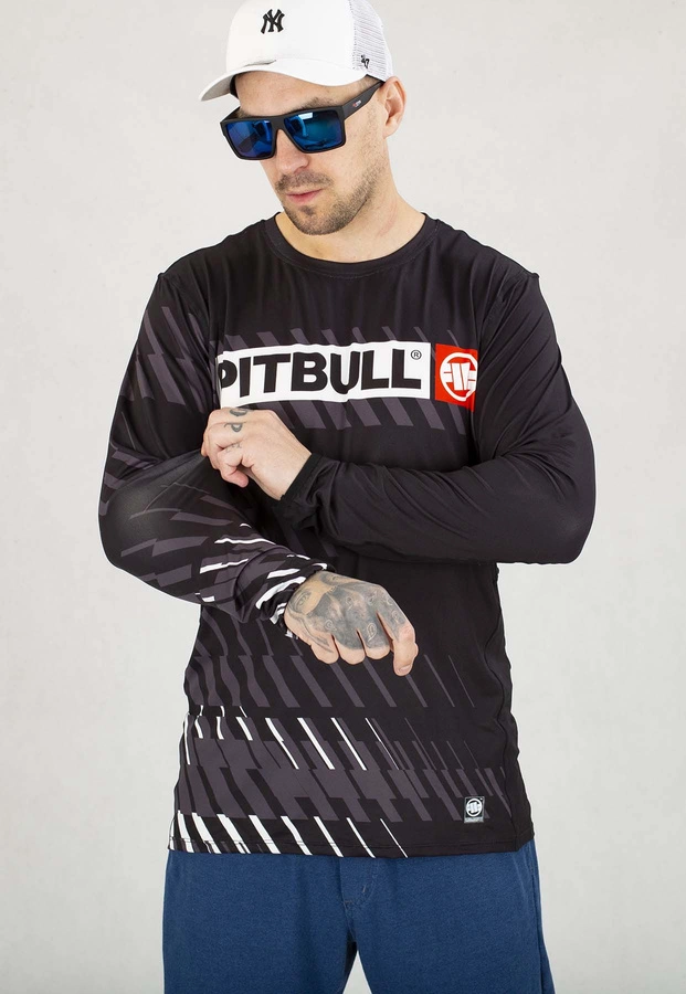 Longsleeve Pit Bull Sportowy Mesh Performance Pro Plus Street Dog czarny