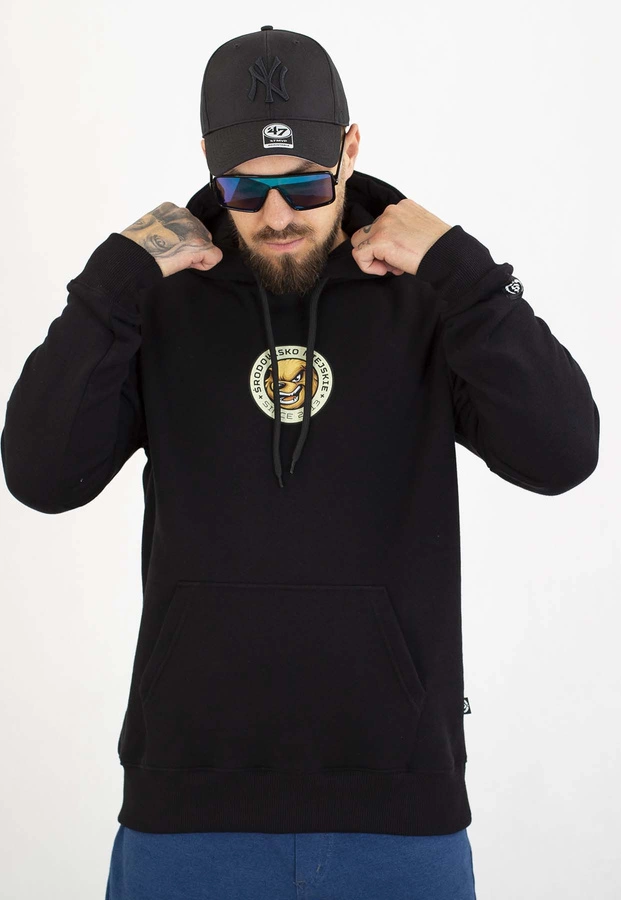 Bluza Środowisko Miejskie Z Kapturem City of Bears czarna