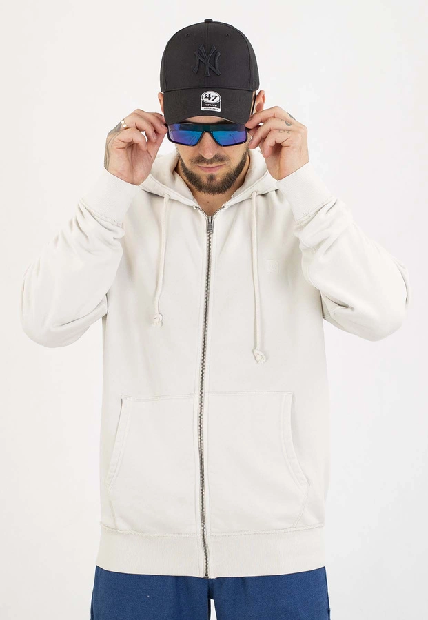 Bluza Pit Bull Z Kapturem ZIP Hackett white stone