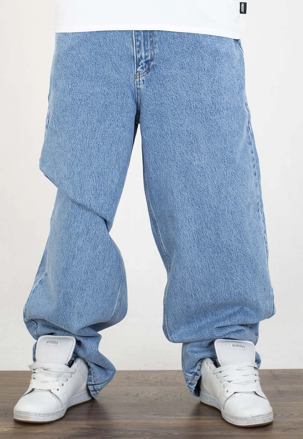 Spodnie Jigga Wear New Outline Super Baggy Jeans blue