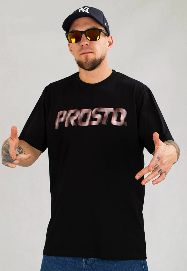 T-shirt Prosto Squarez czarny