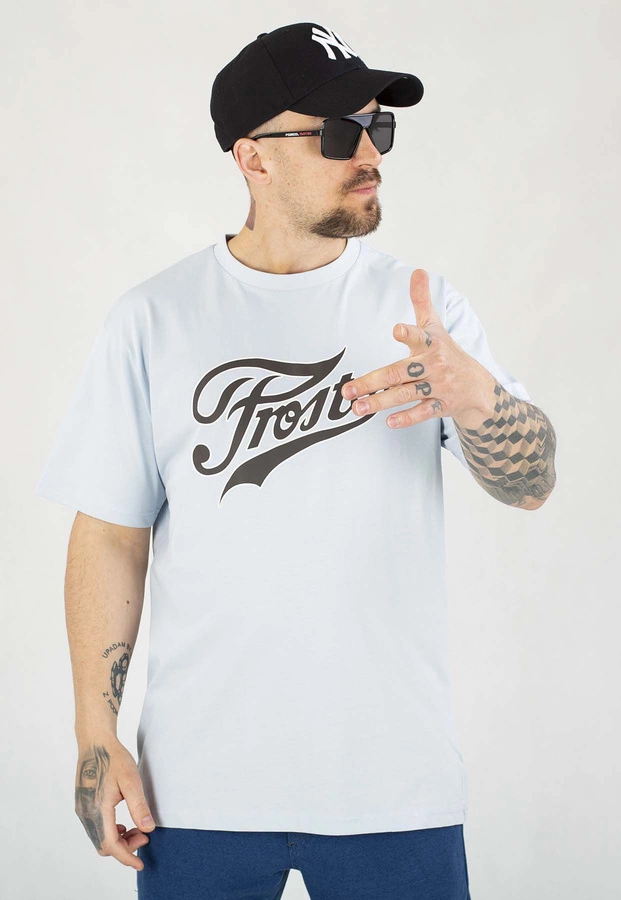 T-shirt Prosto Varsity jasno niebieski