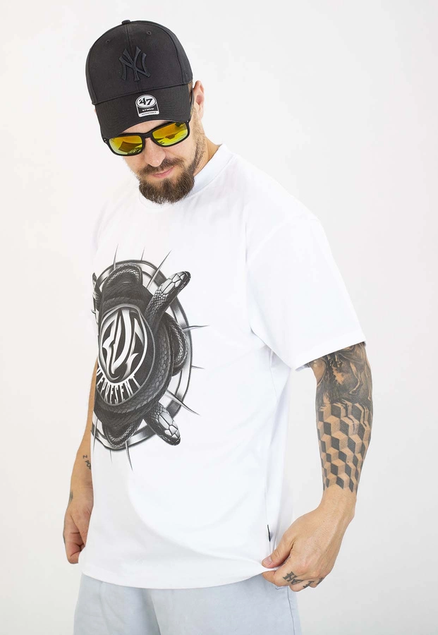 T-shirt Brain Dead Familia Snakes biały