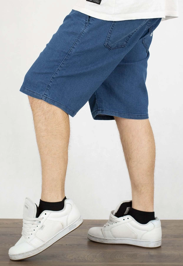 Spodenki Patriotic Jeans Laur ciemno niebieskie