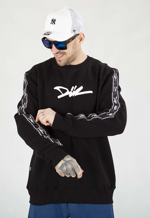 Bluza Diil Bez Kaptura Tape czarna