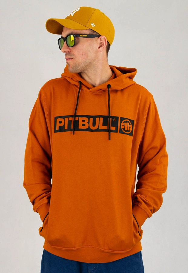 Bluza Pit Bull Z Kapturem Terry Group Hilltop miodowa