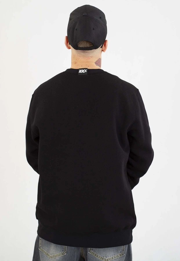 Bluza Stoprocent Bez Kaptura Ćpaj Sport czarna