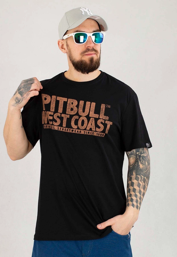 T-shirt Pit Bull Mugshot II czarny