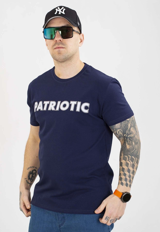 T-shirt Patriotic P-Classic granatowy