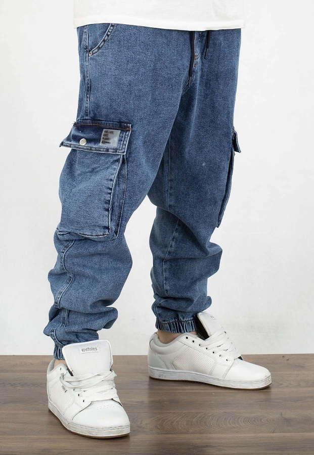 Spodnie I8 Denim BOY39 Joggery Cargo royal blue