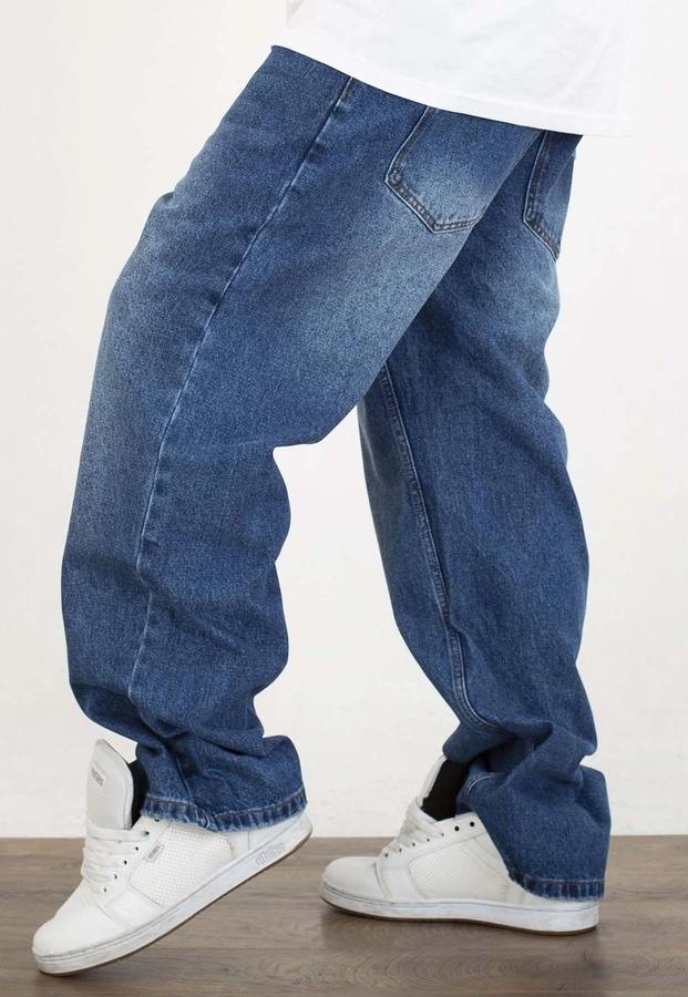 Spodnie Prosto Baggy Termac niebieskie