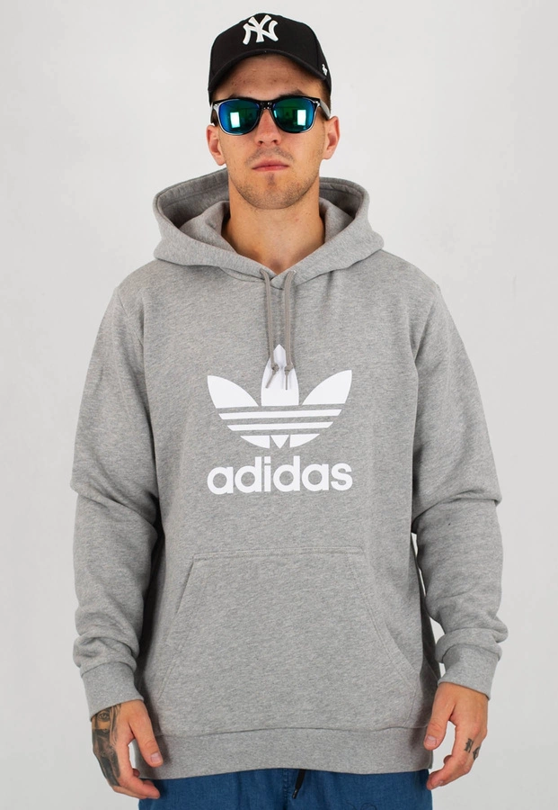 Bluza Adidas Trefoil szara