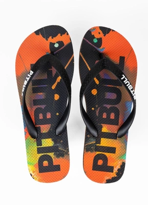 Klapki Pit Bull Water Color black colorful