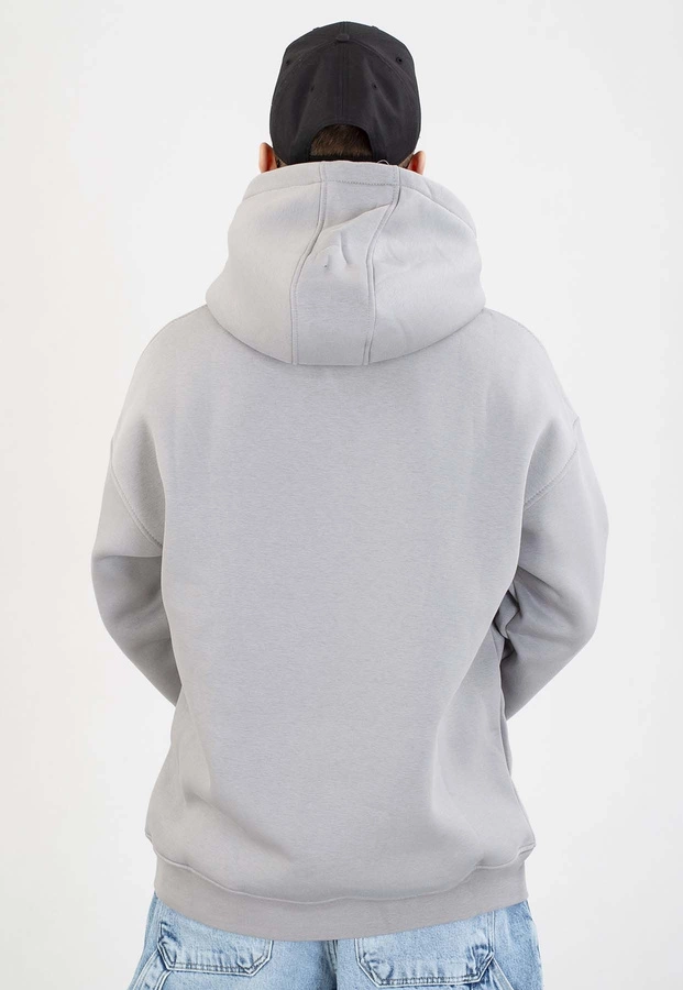 Bluza I8 Z Kapturem Basic szara