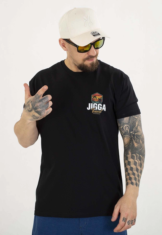 T-shirt Jigga Wear Surfer czarny