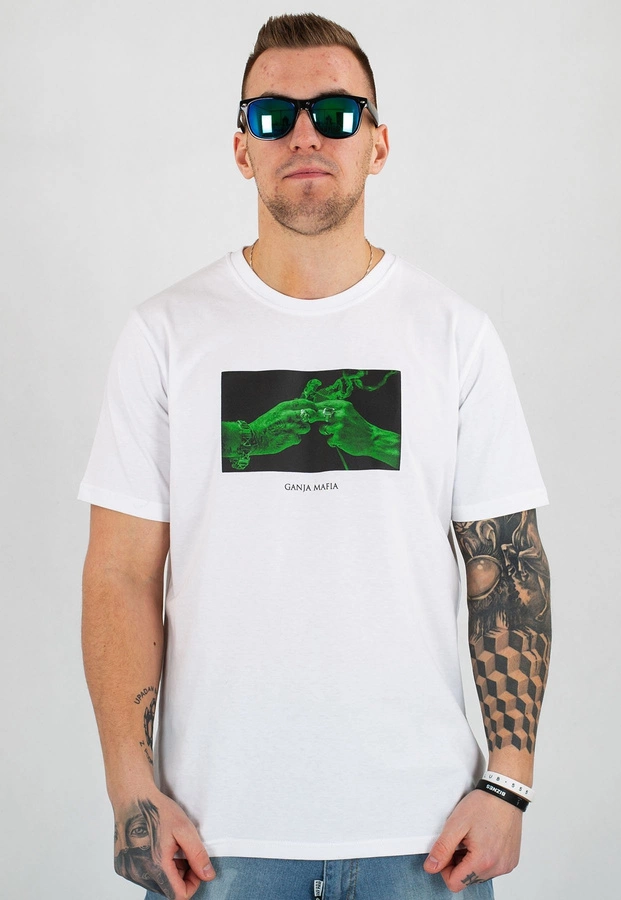 T-shirt Ganja Mafia GM 2009- 2019 Decade biała