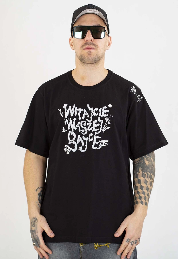 T-shirt Stoprocent Witajcie W Naszej Bajce czarny