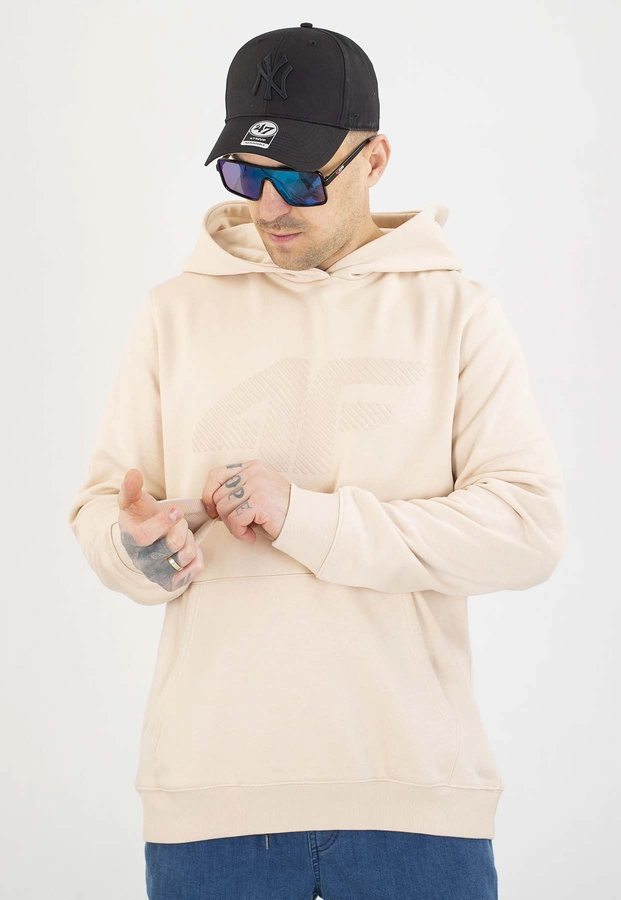 Bluza 4F Z Kapturem M1980 beżowa