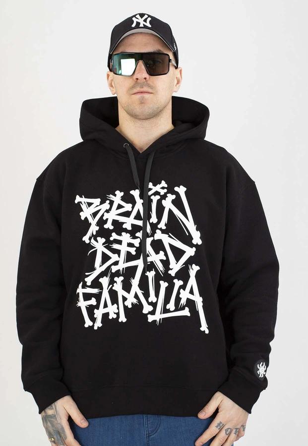 Bluza Brain Dead Familia Bones czarna