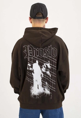 Bluza Prosto Z kapturem Shadow sprana czarna