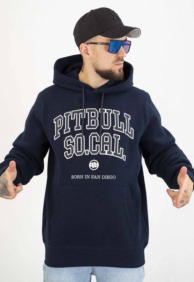 Bluza Pit Bull Z Kapturem So Cal dark navy